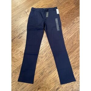 PacSun Women's Slim Stretch Chino Pants‎ Navy Blue Size 33x34 NWT